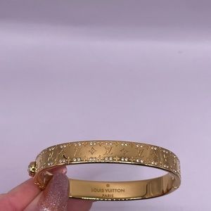 Louis Vuitton nanogram strass bracelet